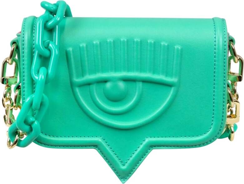 Chiara Ferragni Collection Chiara Ferragni Eyelike Small GRE Crossbody BAG Groen Dames