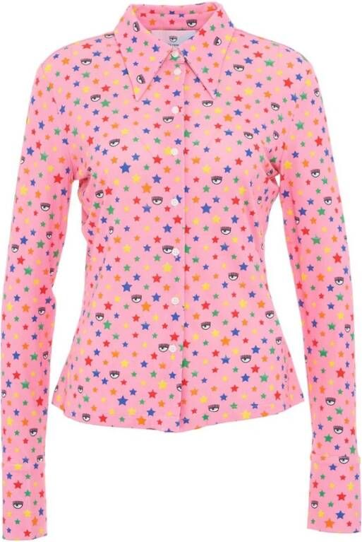 Chiara Ferragni Collection Shirt 72Cbl213 Js094 21 Roze Dames