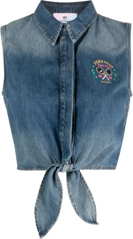 Chiara Ferragni Collection Shirts Blauw Dames