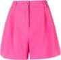Chiara Ferragni Collection Stretch Roze Shorts met Dubbele Plooien Pink Dames - Thumbnail 2