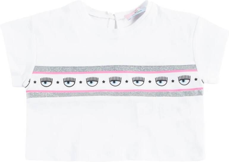 Chiara Ferragni Collection Short Sleeve T-Shirt Wit Dames