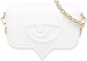 Chiara Ferragni Collection Shoulder bag with relief logo Wit Dames