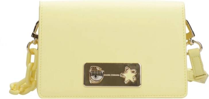 Chiara Ferragni Collection Shoulder Bags Yellow Dames