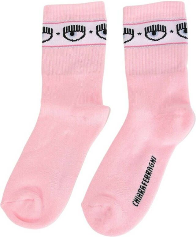 Chiara Ferragni Collection Logomania -sokken Roze Dames