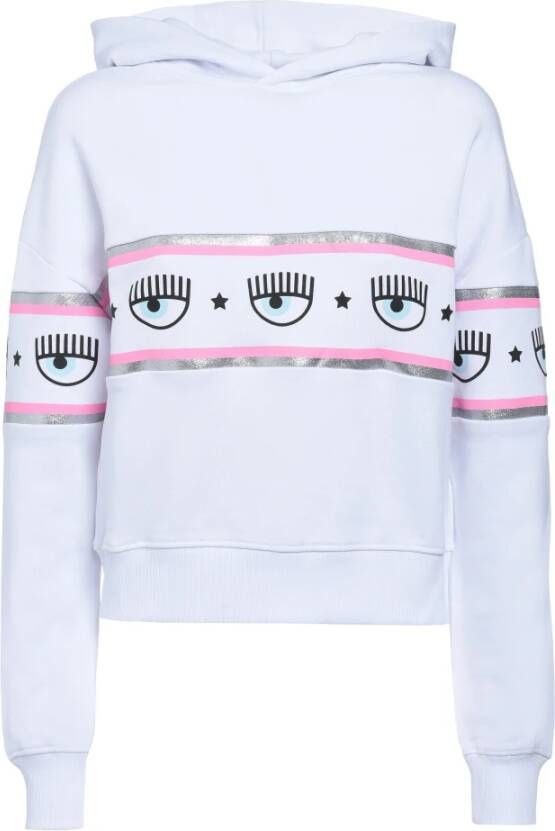 Chiara Ferragni Collection Sweatshirt 305 Maxilogomania Terry Co Wit Dames