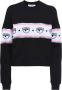 Chiara Ferragni Collection Sweatshirt 317 Maxilogomania Terry CO Zwart Dames - Thumbnail 1