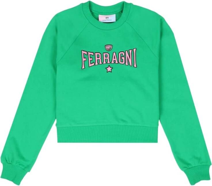 Chiara Ferragni Collection Sweatshirts & Hoodies Groen Dames