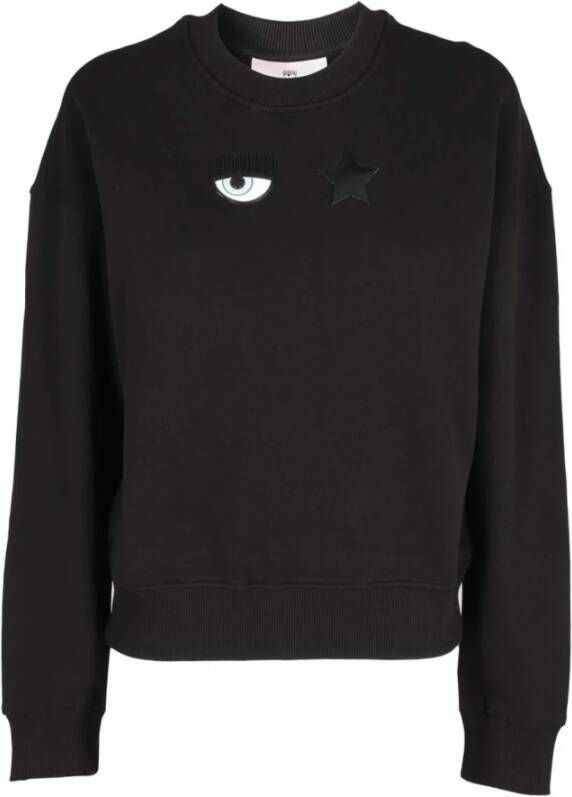 Chiara Ferragni Collection Sweatshirt Hoodies Zwart Dames