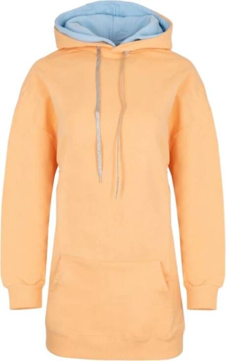 Chiara Ferragni Collection Sweatshirt jurk Oranje Dames