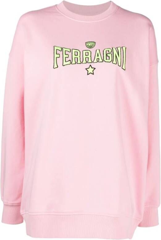 Chiara Ferragni Collection Sweatshirt Roze Dames