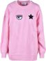 Chiara Ferragni Collection Katoenen Sweatshirt Model: Felpa Blue Dames - Thumbnail 1