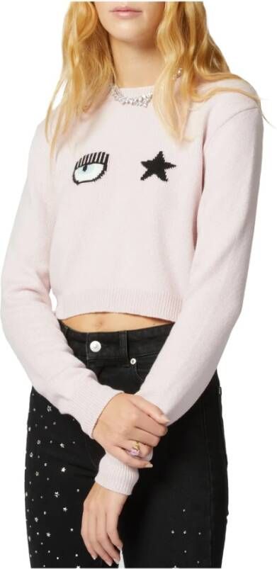 Chiara Ferragni Collection Chiara Ferragni Sweaters Pink Roze Dames