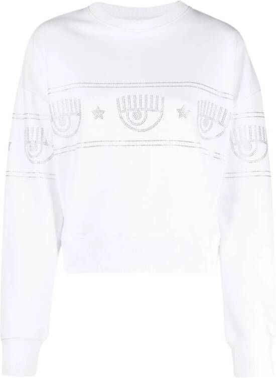 Chiara Ferragni Collection Witte Sweaters White Dames