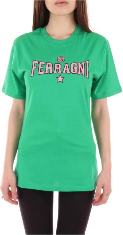 Chiara Ferragni Collection T-shirt Groen Dames
