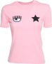 Chiara Ferragni Collection T-Shirts Roze Dames - Thumbnail 1