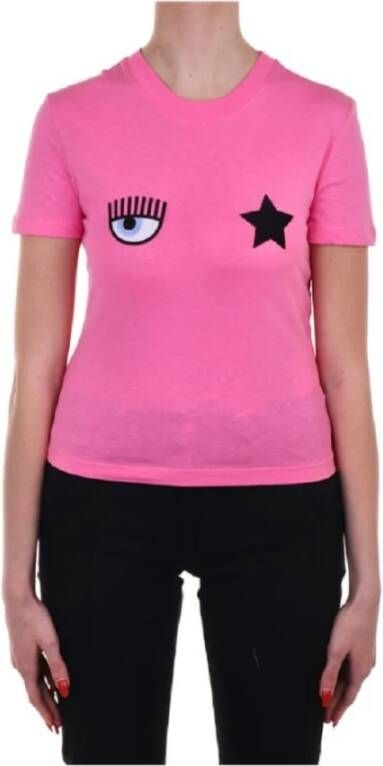 Chiara Ferragni Collection T-shirts Roze Dames