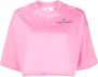 Chiara Ferragni Collection T-shirt 631 Logo Clic Jersey 160 CO Roze Dames - Thumbnail 2