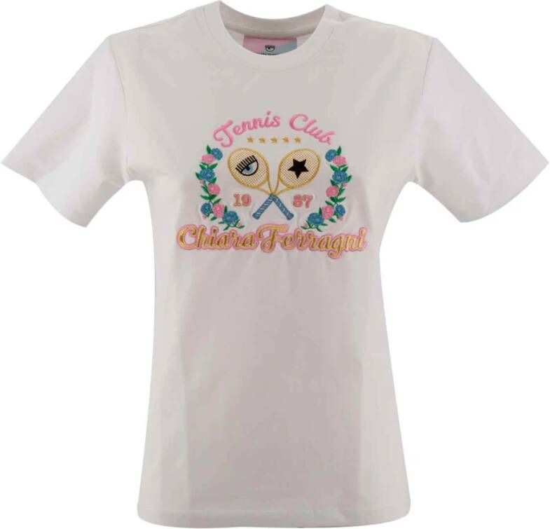 Chiara Ferragni Collection T-shirt Wit Dames