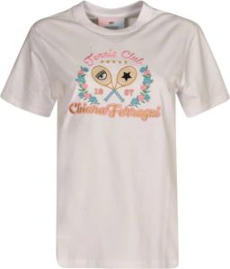 Chiara Ferragni Collection T-Shirts Beige Dames