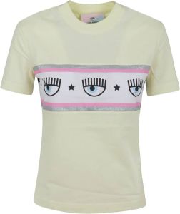 Chiara Ferragni Collection T-Shirts Geel Dames