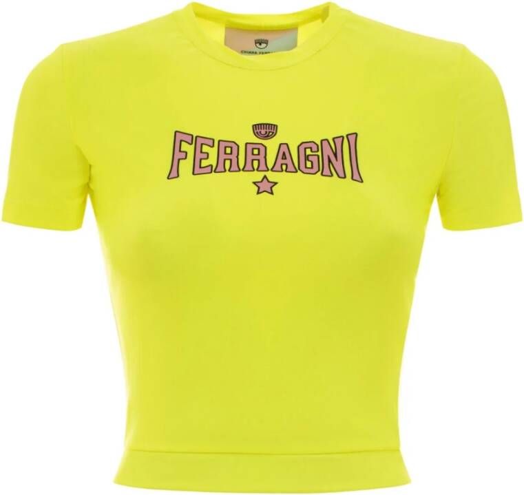 Chiara Ferragni Collection T-Shirts Yellow Dames
