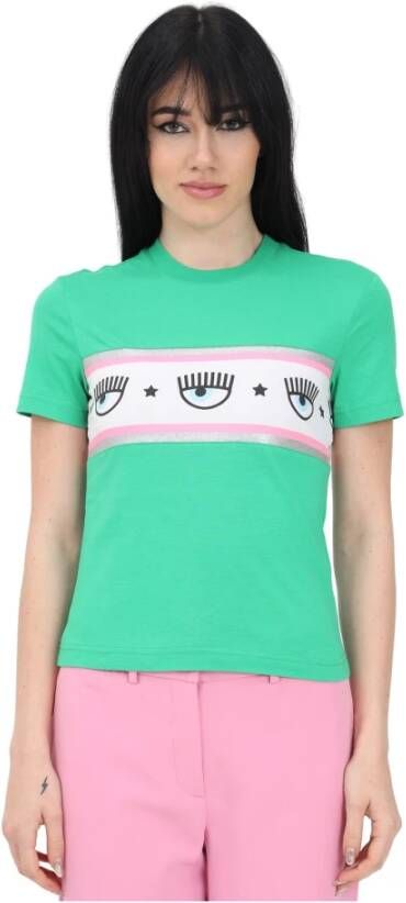 Chiara Ferragni Collection T-shirts Groen Dames