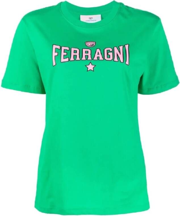 Chiara Ferragni Collection T-Shirts Groen Dames