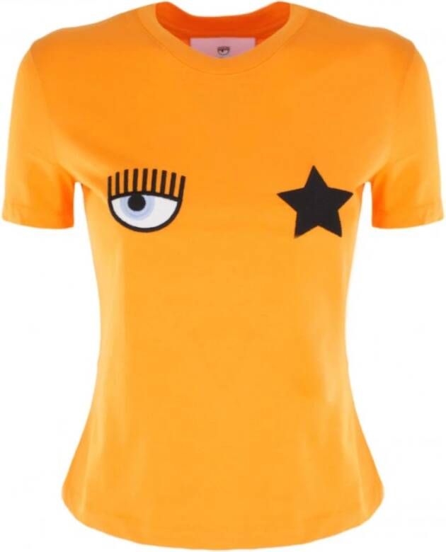 Chiara Ferragni Collection T-shirts Oranje Dames