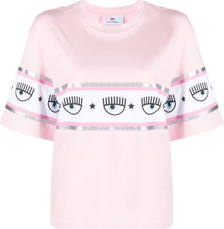 Chiara Ferragni Collection T-Shirts Roze Dames