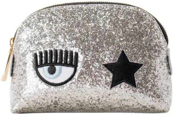 Chiara Ferragni Collection Toilet Bags Grijs Dames