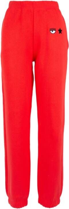 Chiara Ferragni Collection Trousers Rood Dames