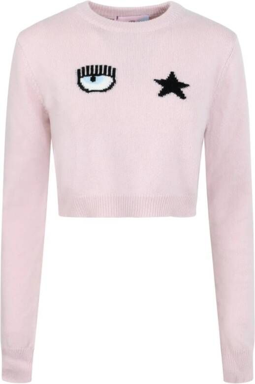 Chiara Ferragni Collection Chiara Ferragni Sweaters Pink Roze Dames