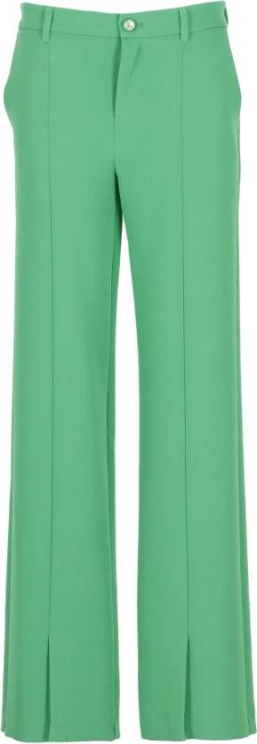 Chiara Ferragni Collection Wide Trousers Groen Dames