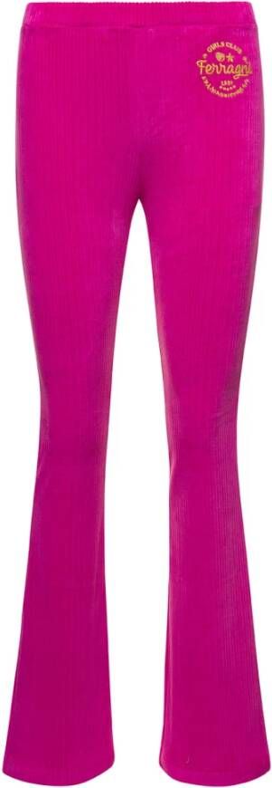 Chiara Ferragni Collection Wide Trousers Roze Dames