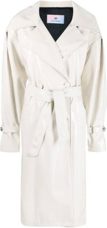 Chiara Ferragni Collection Witte Jassen Mantels voor Dames Aw23 White Dames