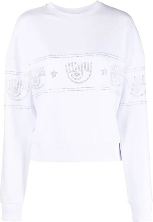 Chiara Ferragni Collection Witte Sweaters White Dames