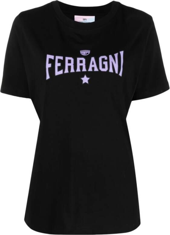 Chiara Ferragni Collection Zwarte T-shirts en Polos van Chiara Ferragni Zwart Dames