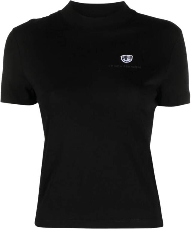 Chiara Ferragni Collection Zwarte T-shirts en Polos van Chiara Ferragni Zwart Dames