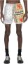 Children Of The Discordance Bandana Print Katoenen Shorts Grijs Heren - Thumbnail 1