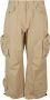 Children Of The Discordance Cropped Trousers Beige Heren - Thumbnail 1