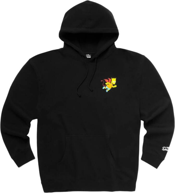 Market Devil Arc Hoodie X the Simpsons Black Heren