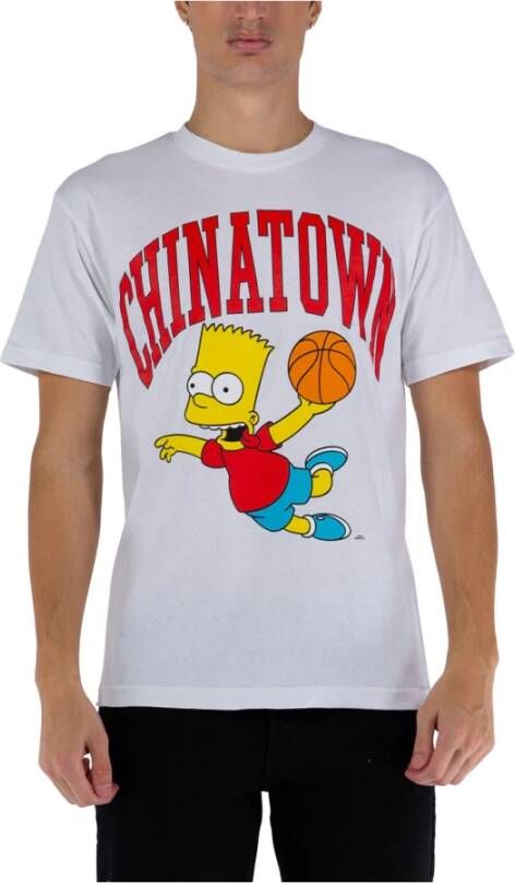 Market The Simpsons Wit T-shirt White Heren