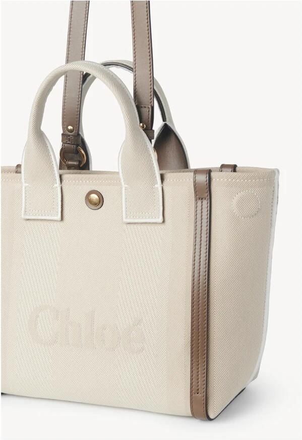 Chloé Beige Schoudertas met Drukknoopsluiting Beige Dames - Foto 17