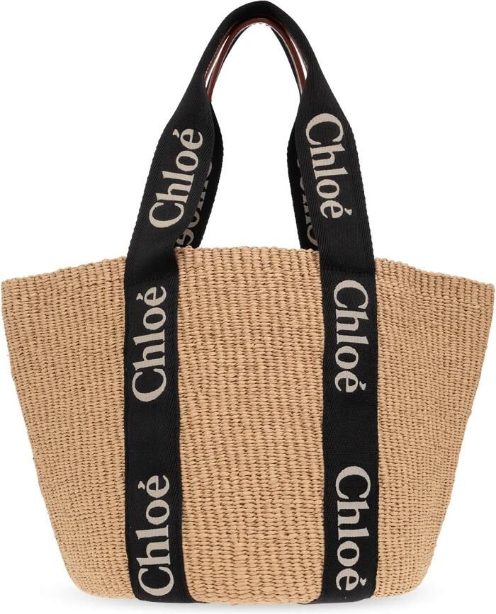 Chloé Beige Geborduurde Mandtas Beige Dames - Foto 3