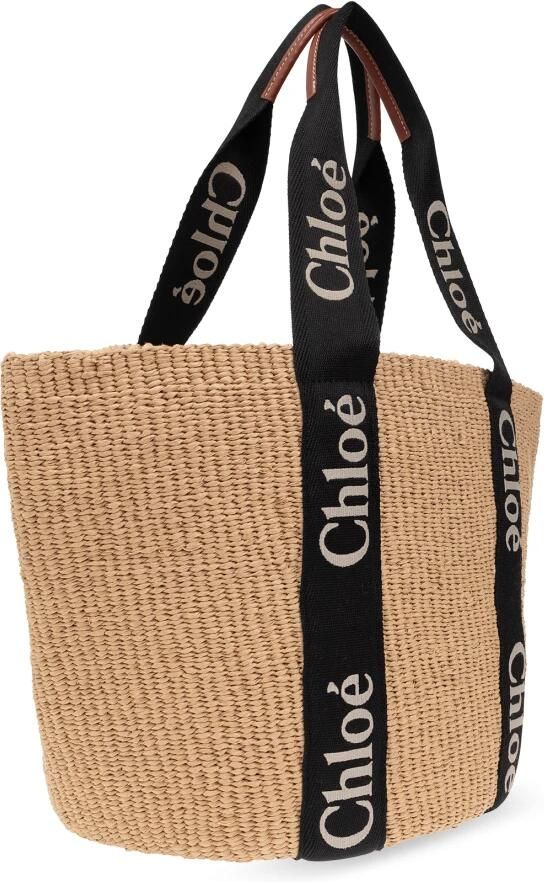 Chloé Beige Geborduurde Mandtas Beige Dames - Foto 6