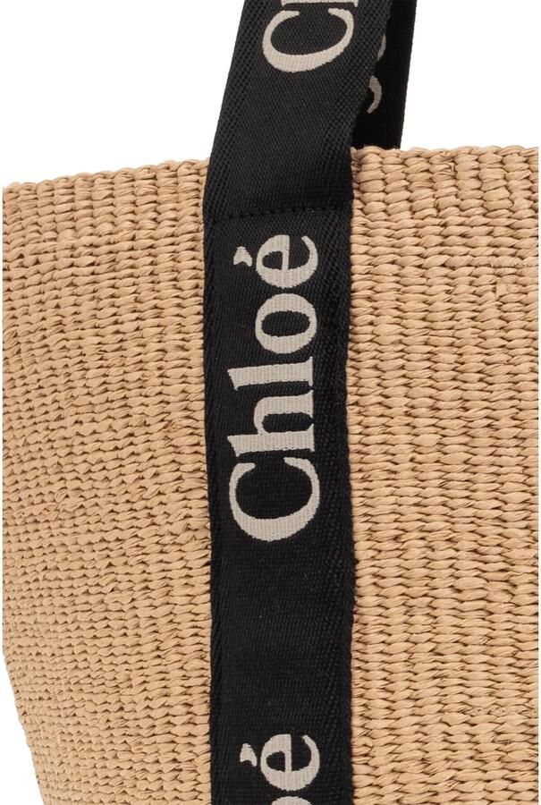 Chloé Beige Geborduurde Mandtas Beige Dames - Foto 5
