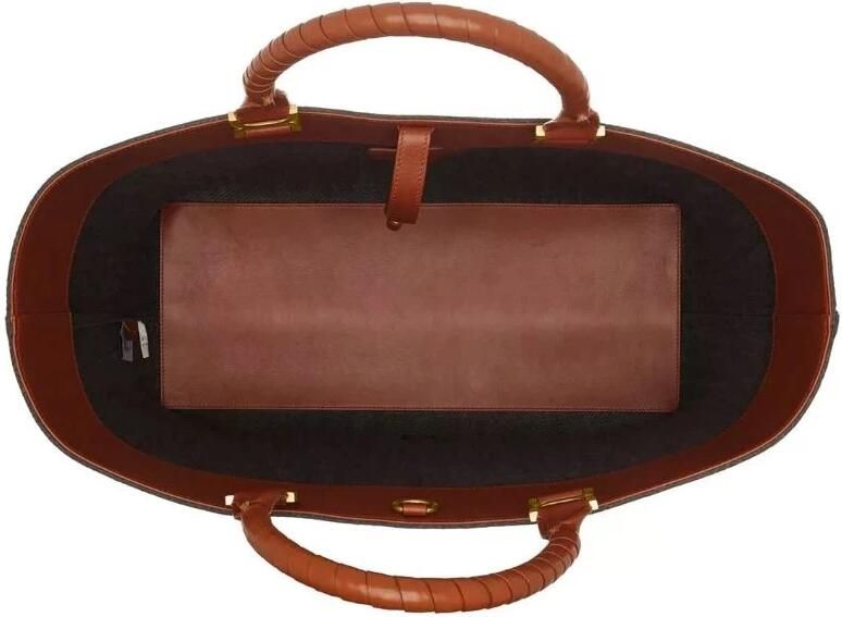 Chloé Grijze Leren Tote Tas Shopper Brown Dames - Foto 3