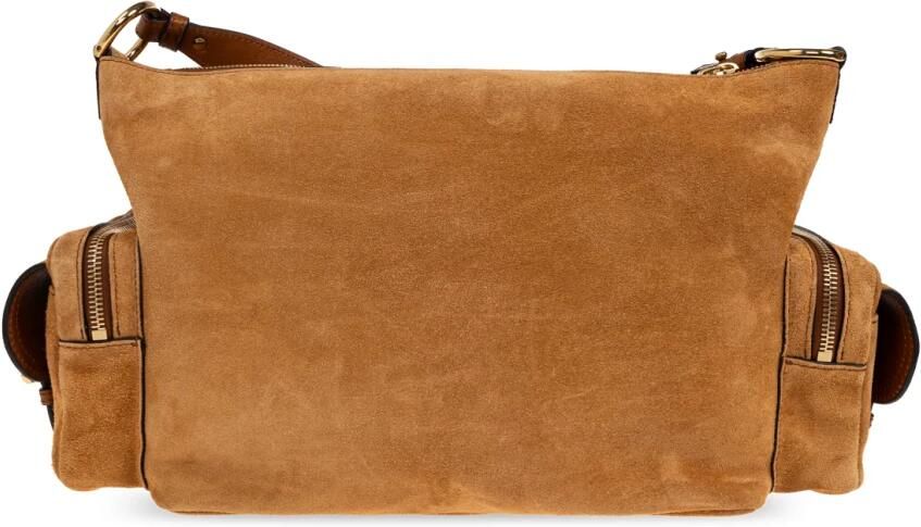 Chloé Hobo bags Suede Camera Bag in bruin - Foto 8