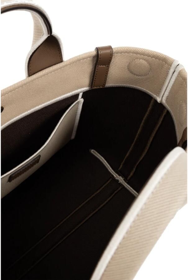 Chloé Beige Schoudertas met Drukknoopsluiting Beige Dames - Foto 13