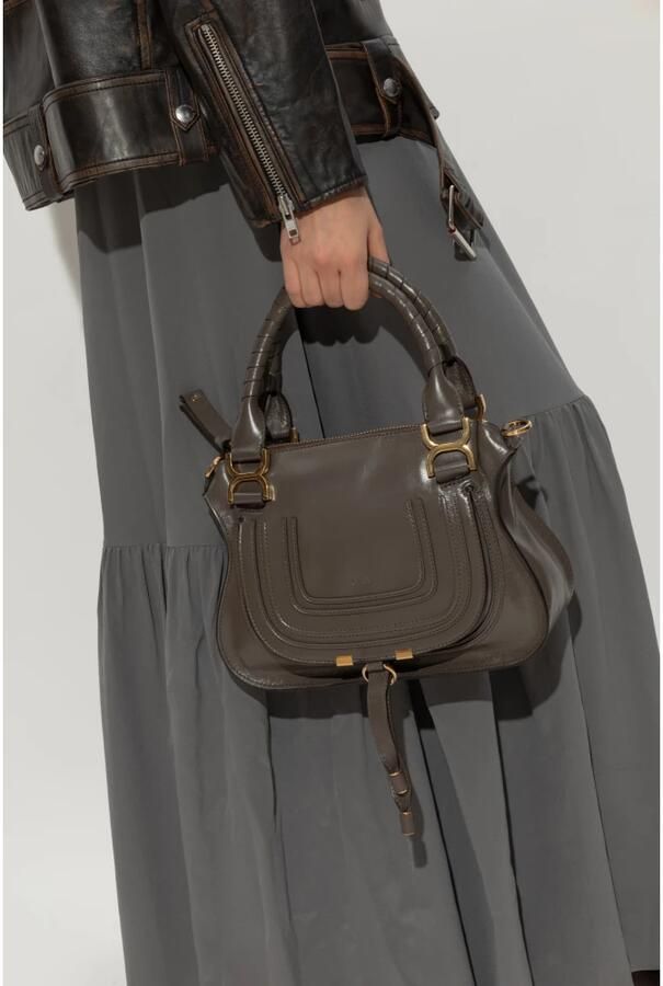 Chloé Handtas Marcie Dubbel Klein Green Dames - Foto 5